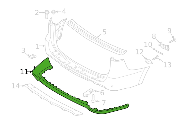 ������� ������� ������� KIA Carnival 3 2018-2020 86612A9AA0 Mobis

