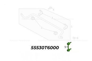    Genesis GV80 55530T6000 Mobis