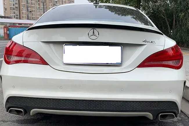 Спойлер багажника Mercedes CLA W117  черный лак